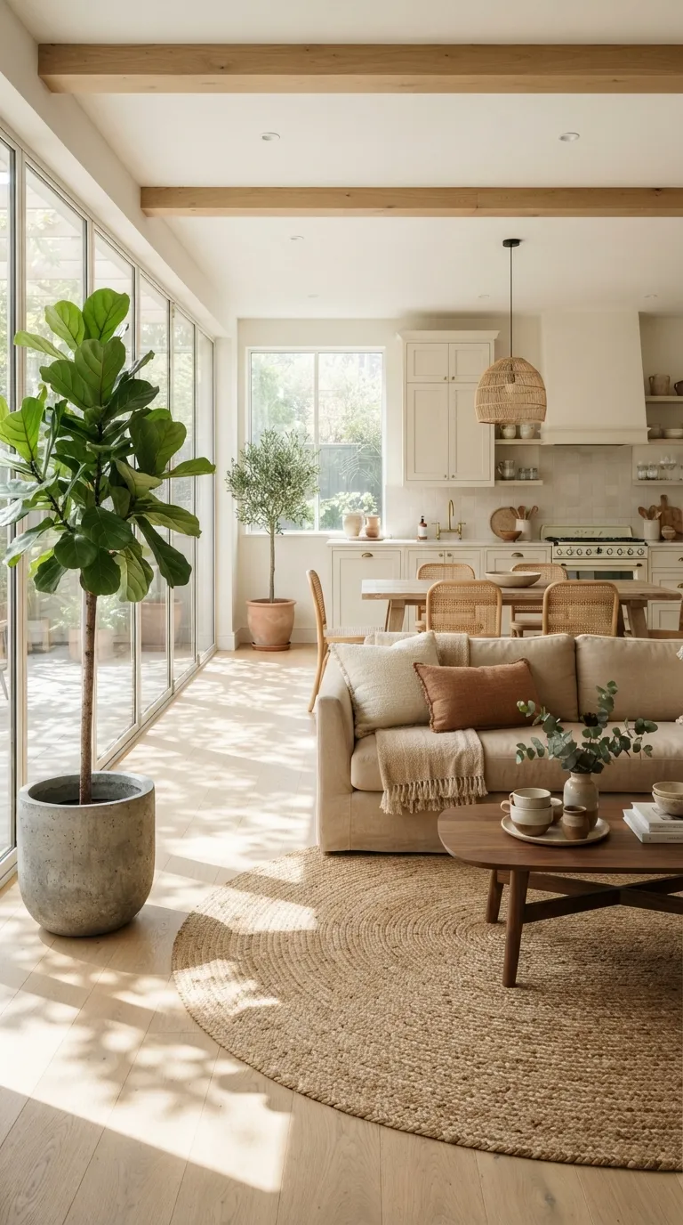 home design trends for open floor plans Bring Nature Indoors With Large Plants