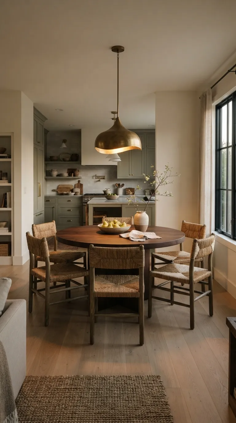 home design trends for open floor plans Use Pendant Lights to Mark the Dining Area