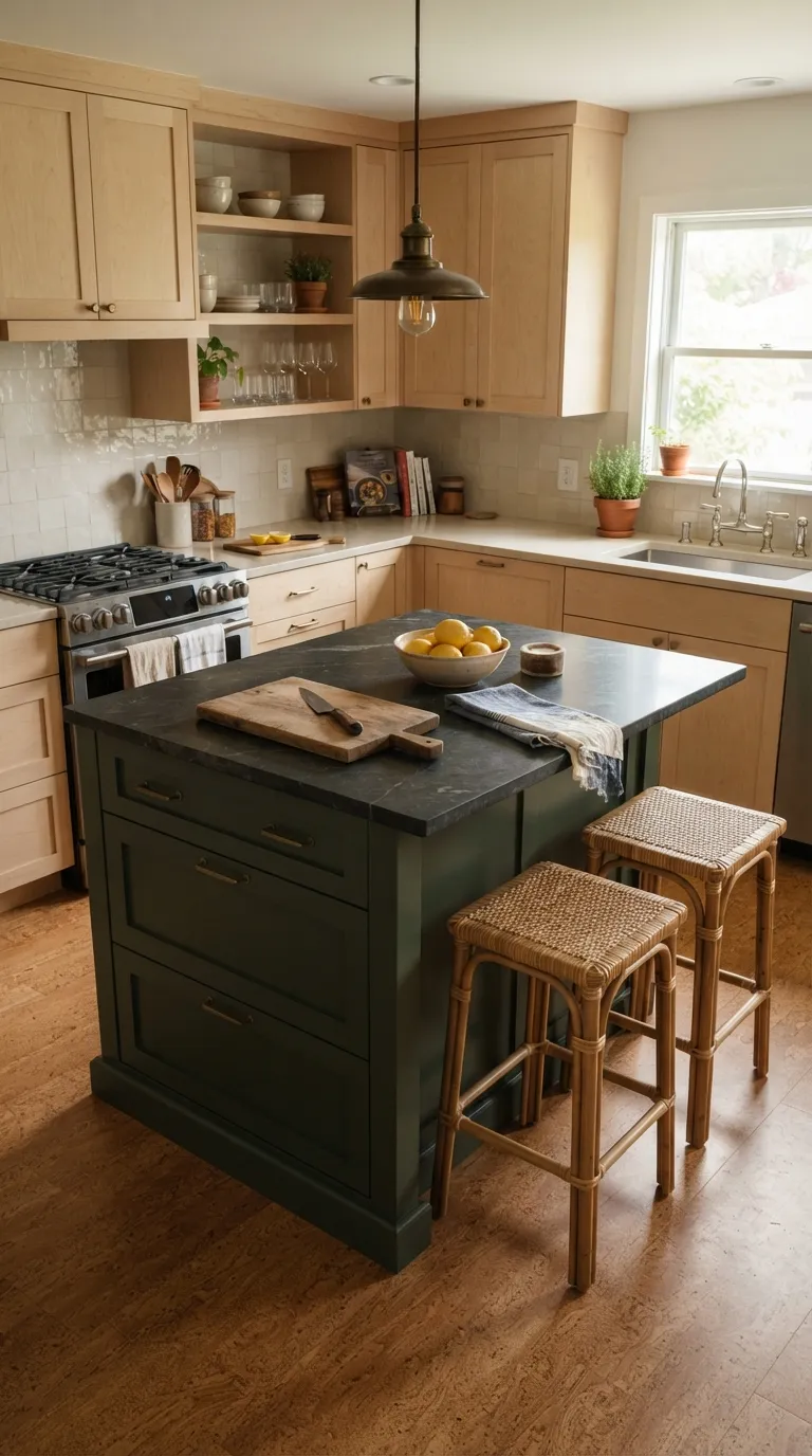 home design trends for small spaces Compact Kitchen Islands With Extra Storage