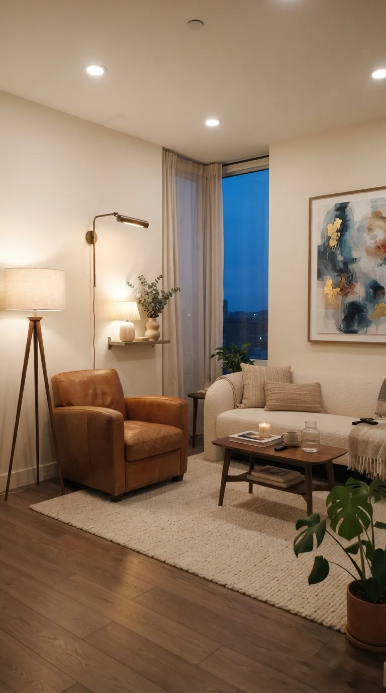 home design trends for small spaces Layered Lighting for Small Rooms