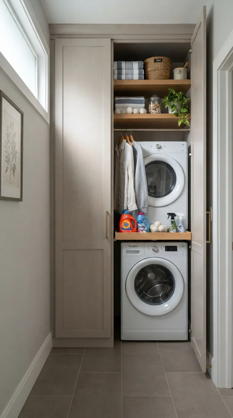 home design trends for small spaces Pocket-Sized Laundry Zones With Smart Storage