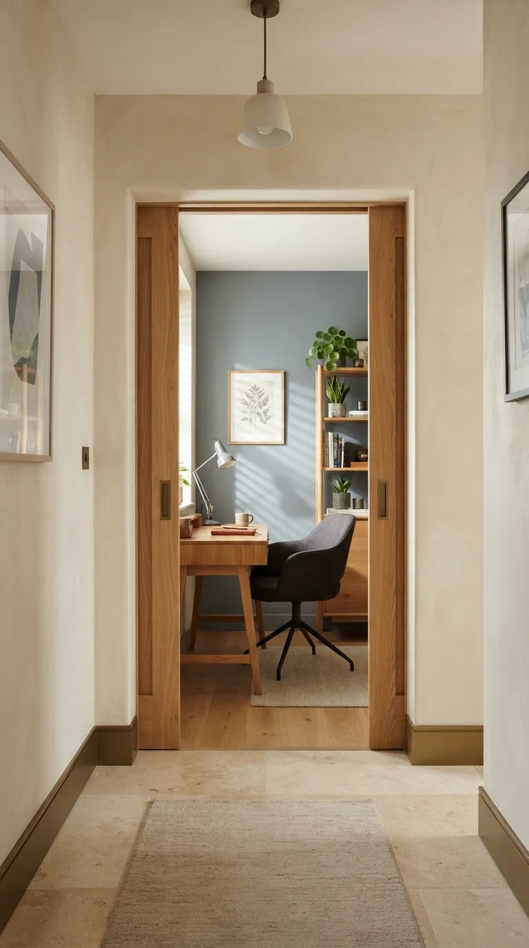 home design trends for small spaces Sliding Doors That Save Floor Space