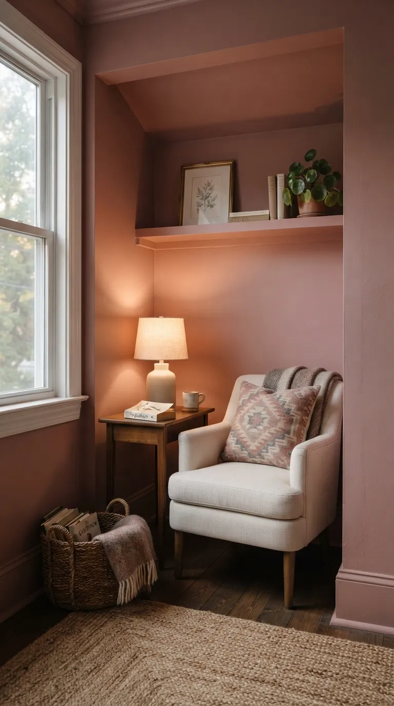 home design trends on a budget Color-Drenched Nooks With Paint