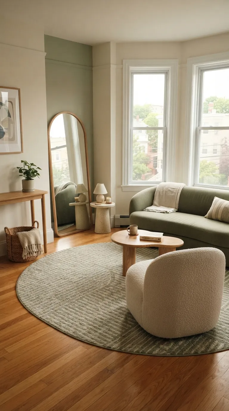 home design trends on a budget Curved Furniture for a Softer Room