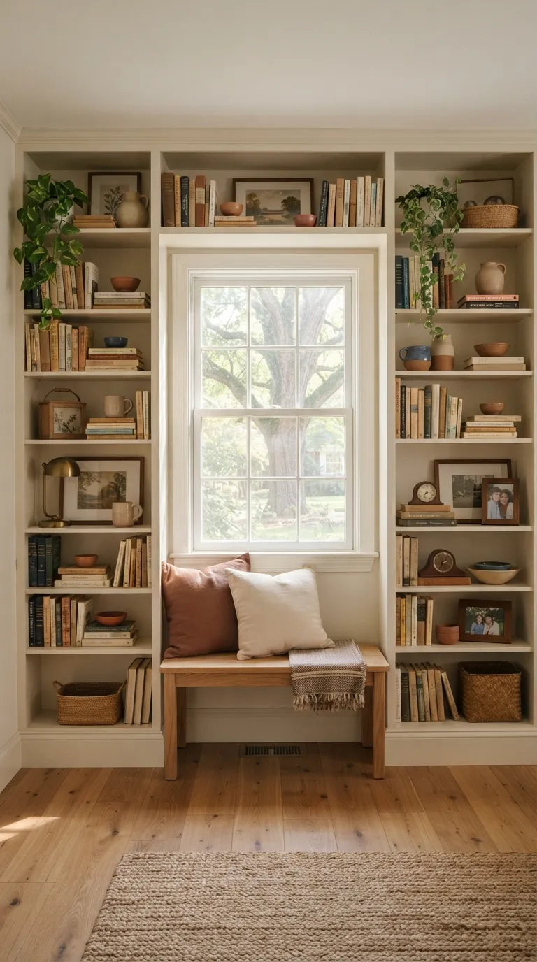 home design trends on a budget DIY Built-In Style Bookcases