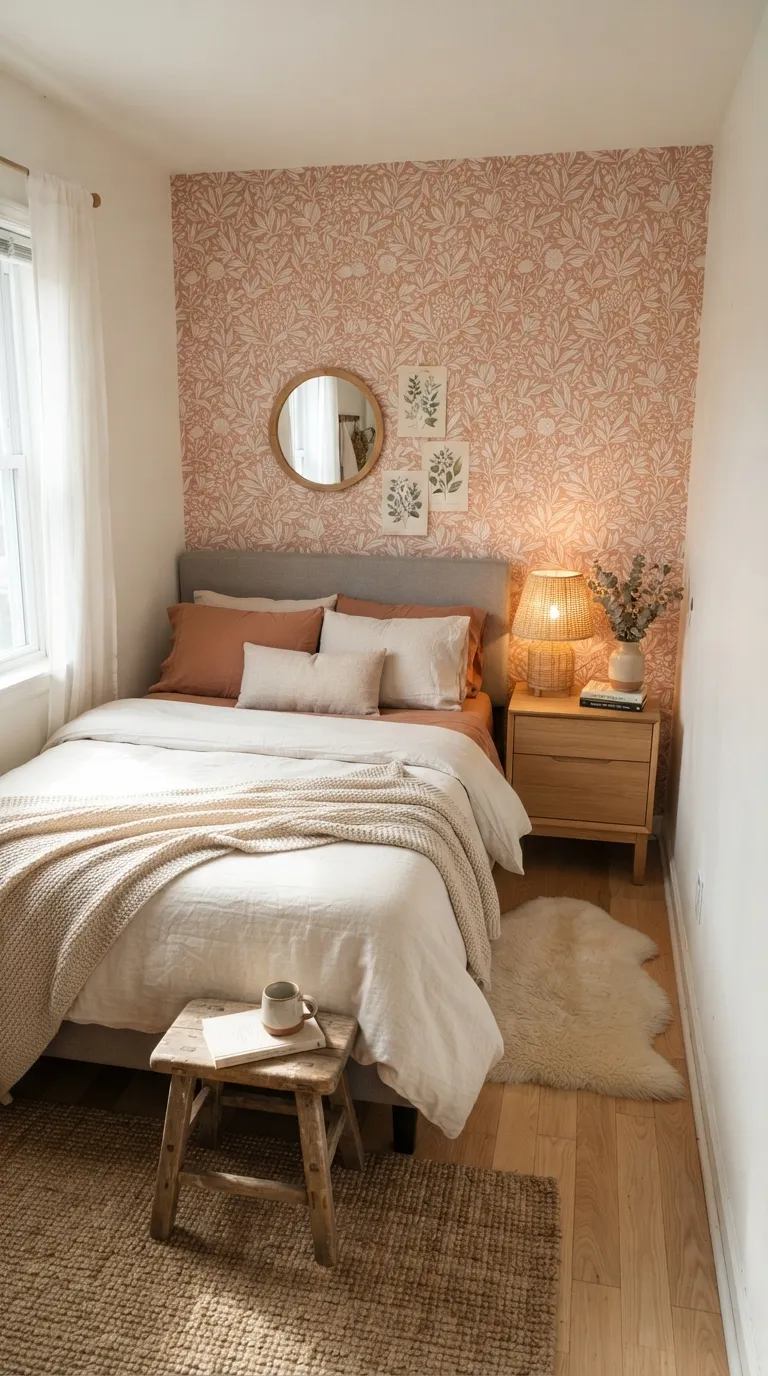 home design trends on a budget Peel-and-Stick Wallpaper Accents