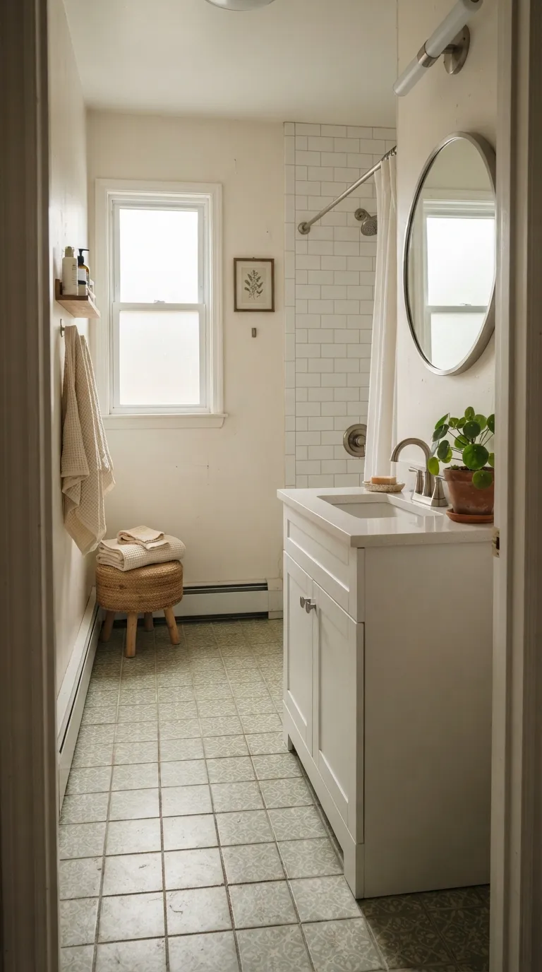 home design trends on a budget Small-Scale Pattern in Bathrooms