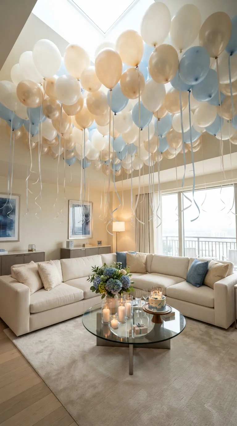 hotel birthday decorations Ceiling Balloon Canopy