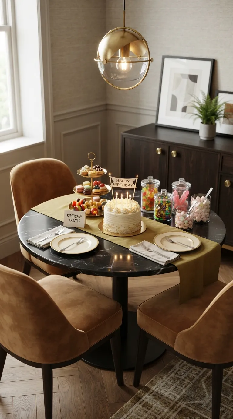 hotel birthday decorations Mini Cake and Dessert Station