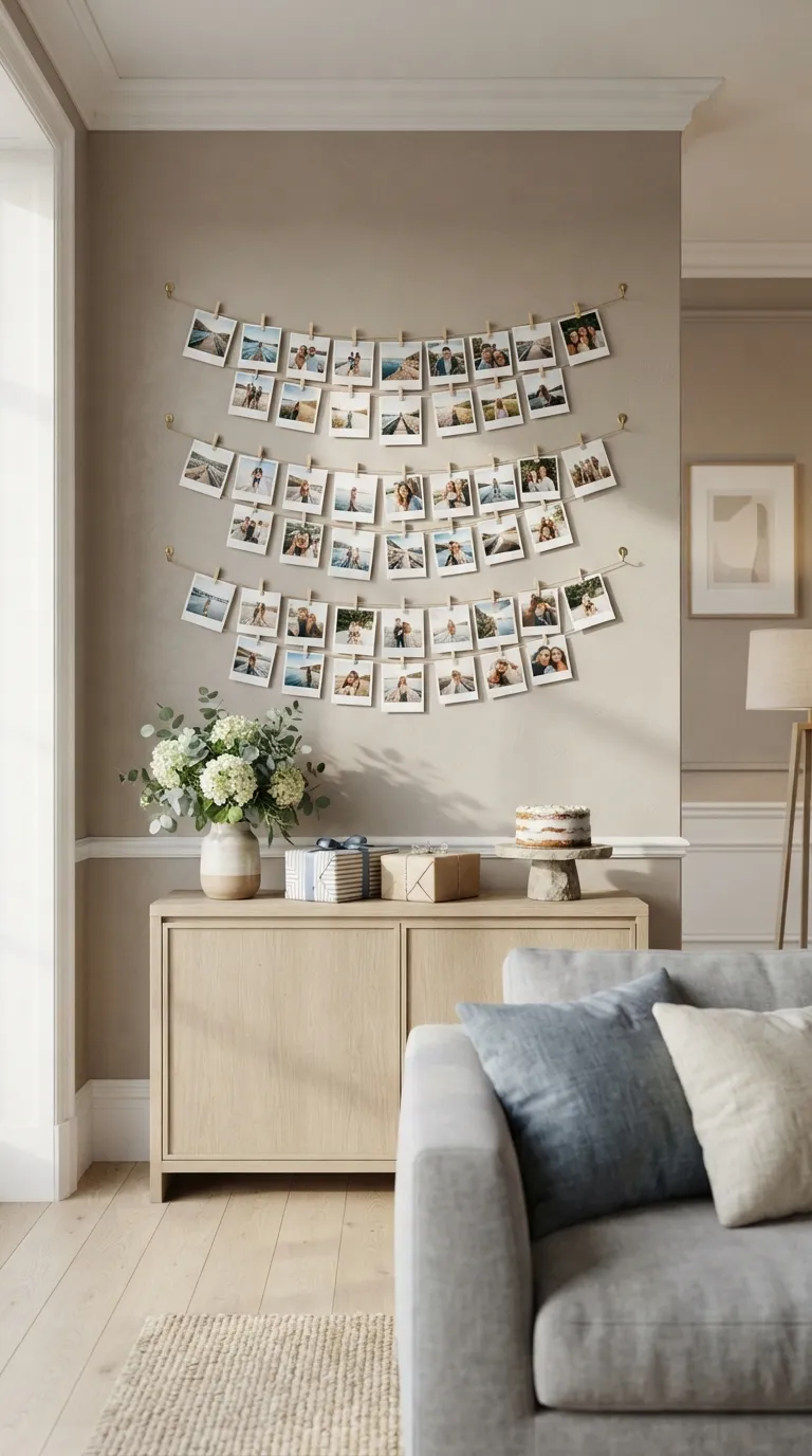 hotel birthday decorations Personalized Photo Memory Wall
