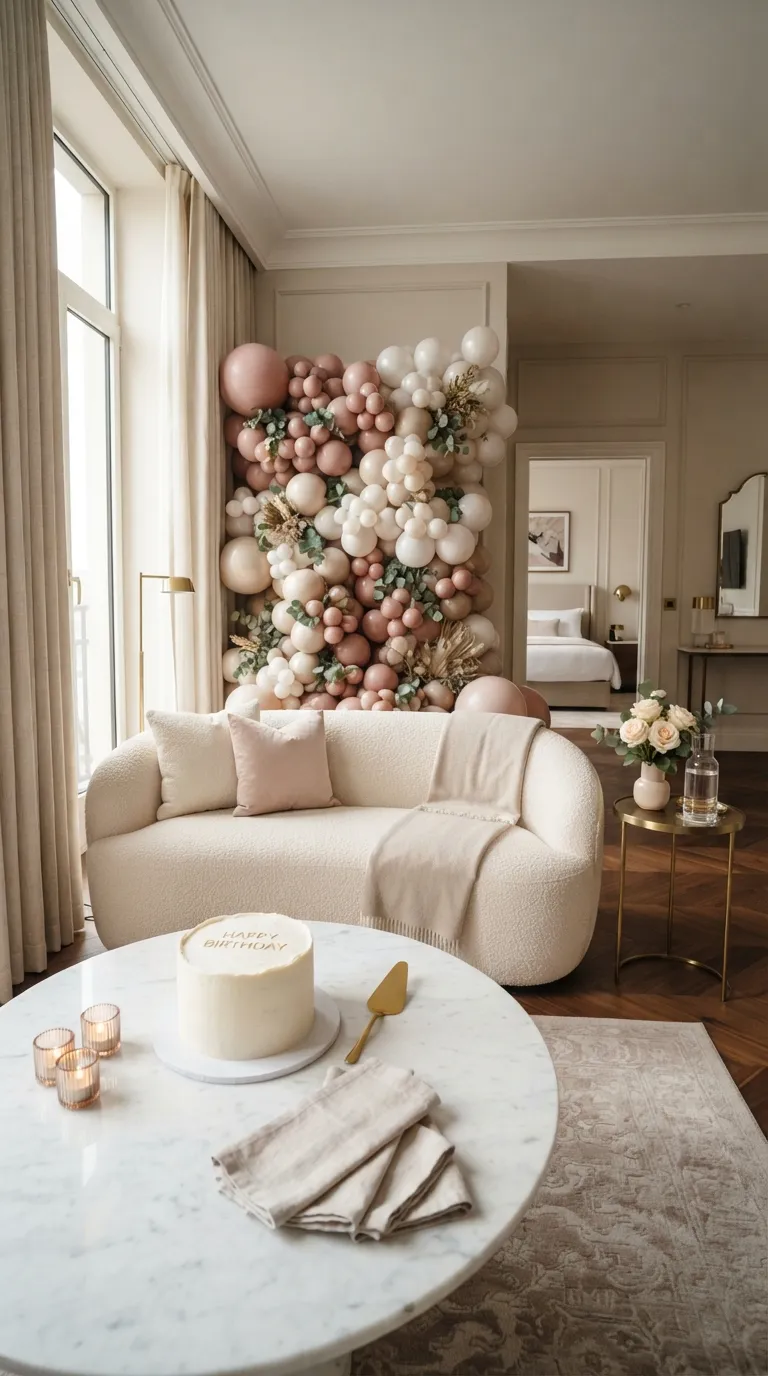 hotel birthday decorations Soft Balloon Focal Wall