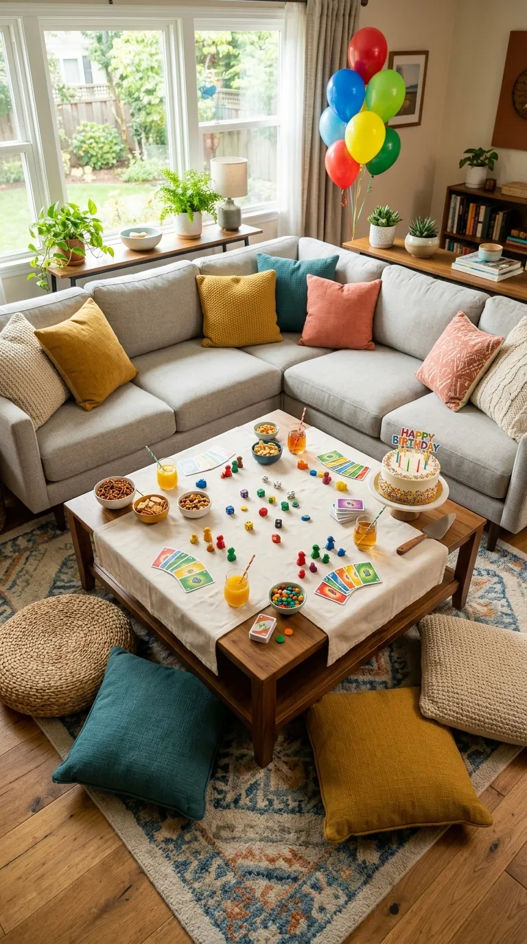 House Birthday Decorations Family Game Night Decor