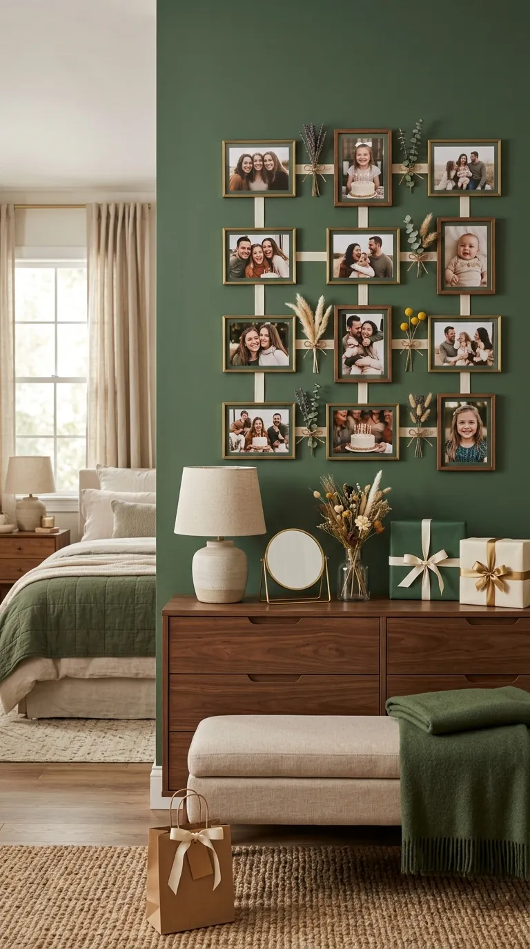 How To Decorate Birthday Room Birthday Photo Wall