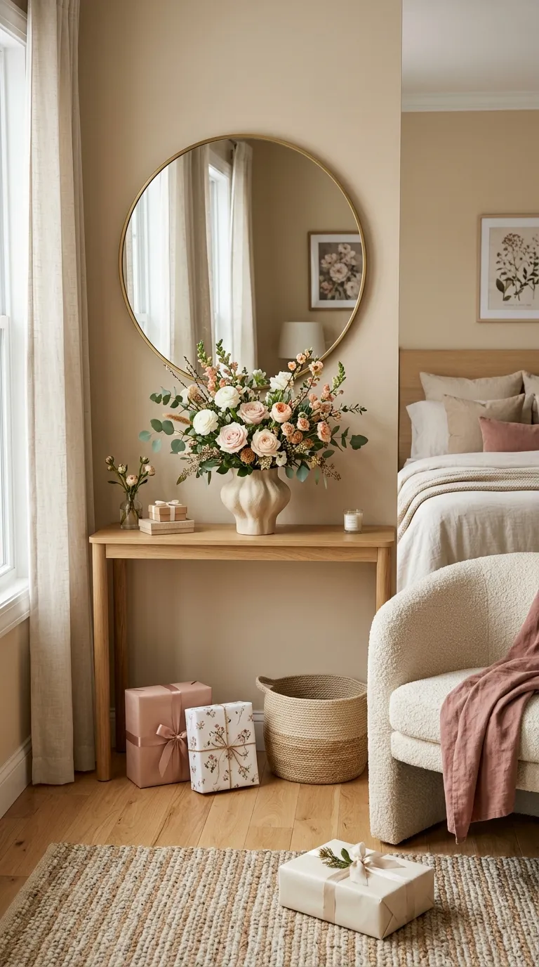 How To Decorate Birthday Room Floral Birthday Display