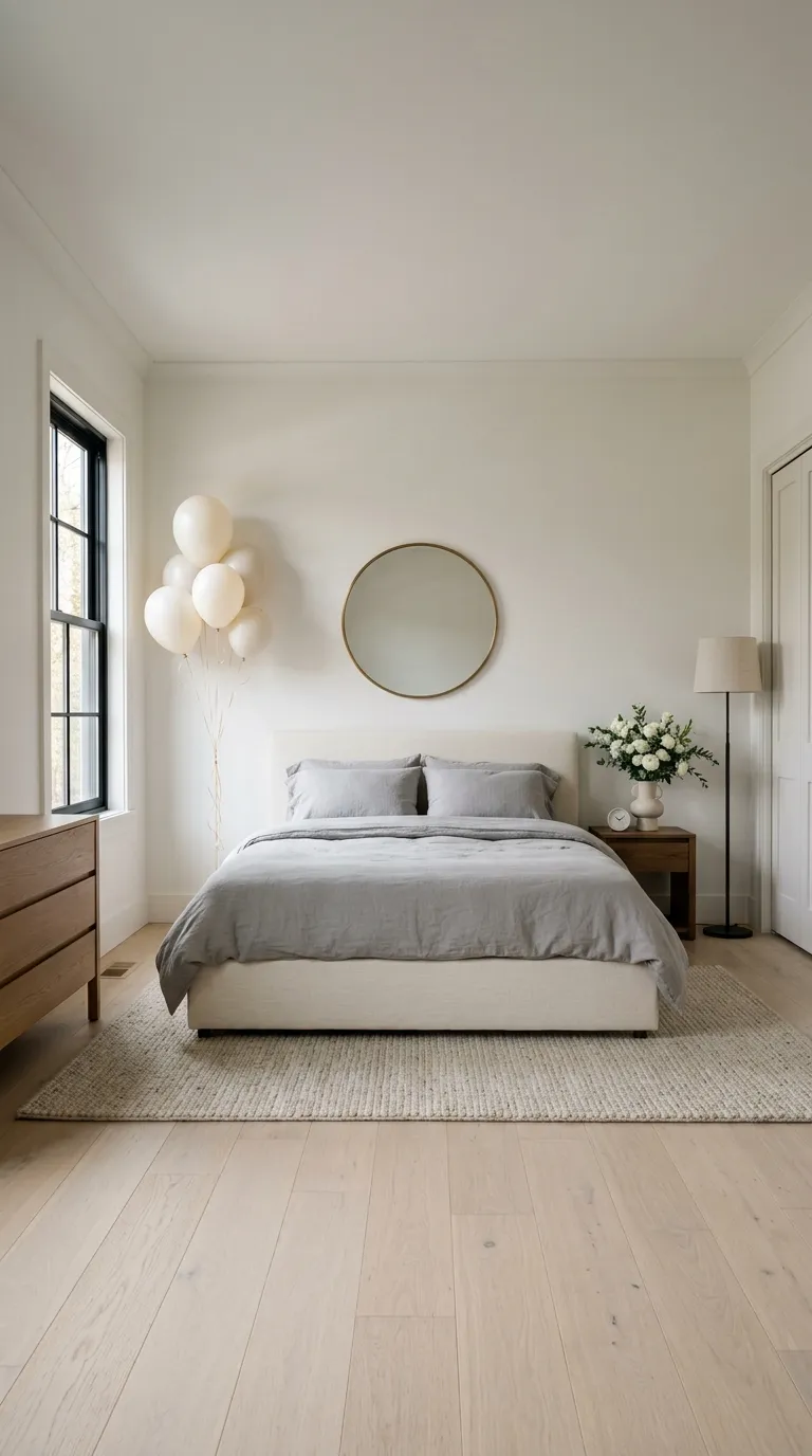How To Decorate Birthday Room Minimal Birthday Decor