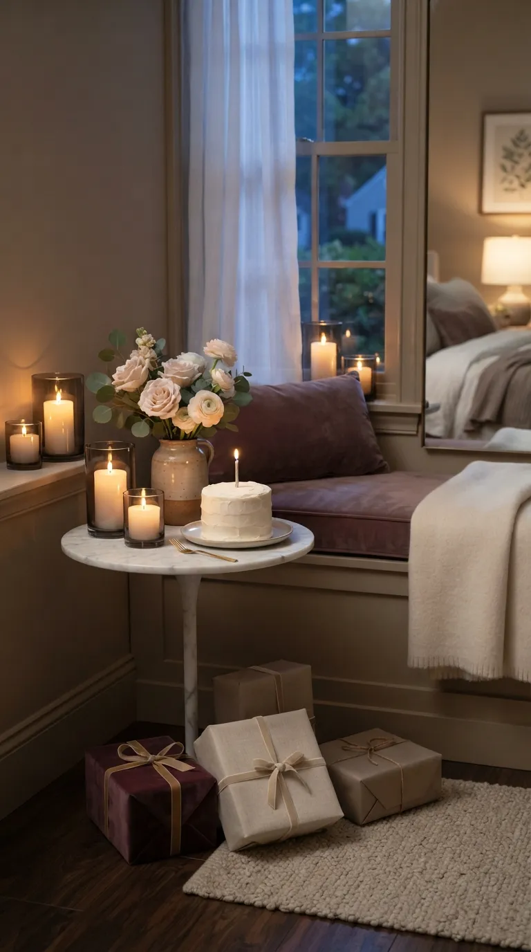 How To Decorate Room For Birthday Candlelit Birthday Corner