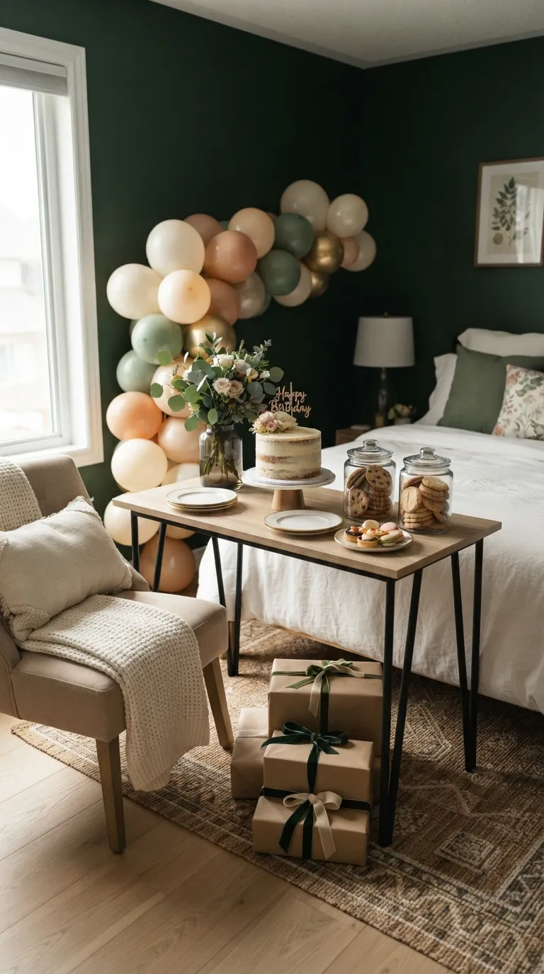 How To Decorate Room For Birthday Chic Dessert Table