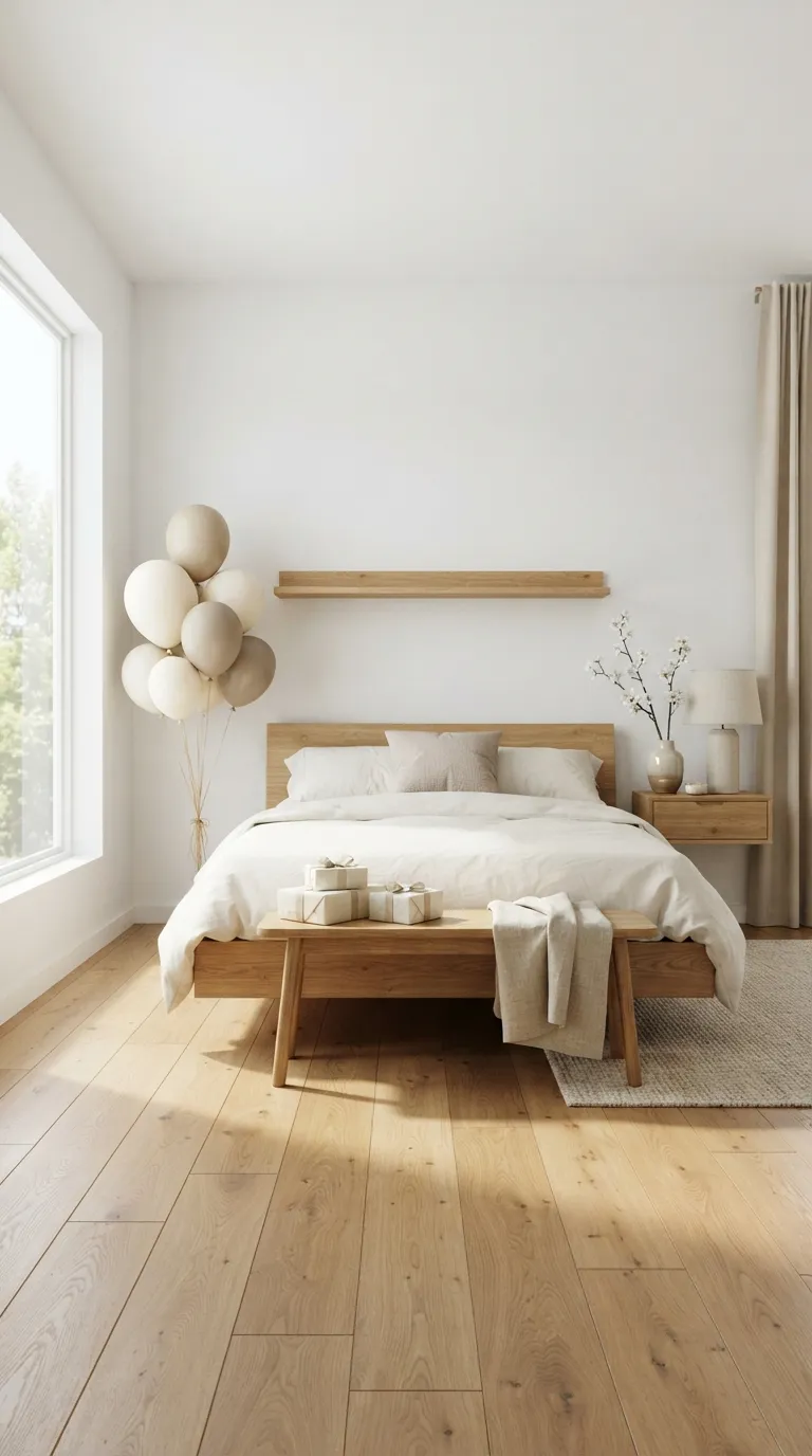 How To Decorate Room For Birthday Minimal Birthday Styling