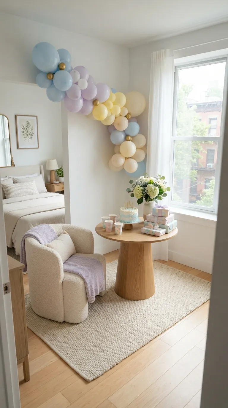 How To Decorate Room For Birthday Pastel Birthday Corner