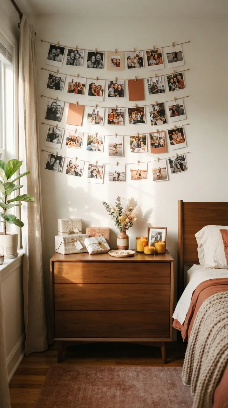 How To Decorate Room For Birthday Photo Memory Wall