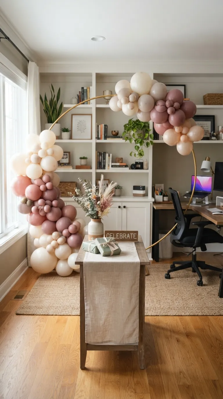 Indoor Balloon Decoration Balloon Ring Backdrop
