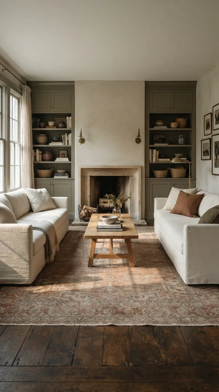 interior color trends for home design Olive Green Gives Classic Rooms Depth