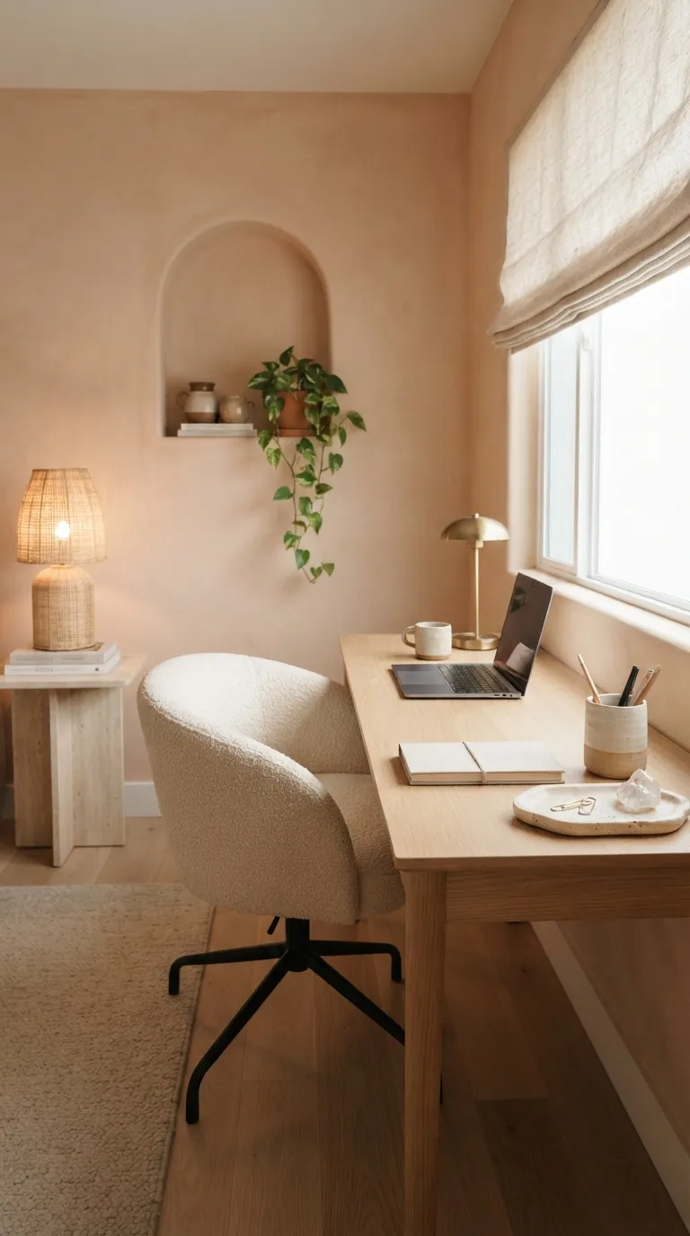 interior color trends for home design Soft Peach Brings Gentle Warmth