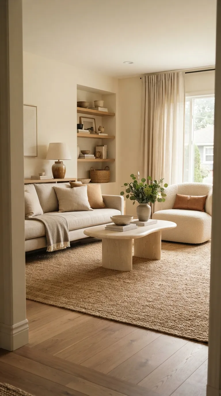 interior color trends for home design Warm Cream Makes Rooms Feel Softer