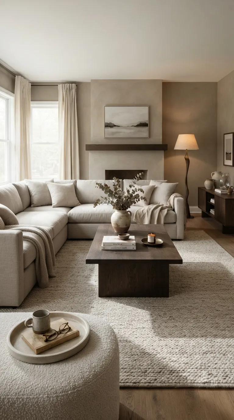 interior color trends for home design Warm Taupe Creates an Easy Neutral Base