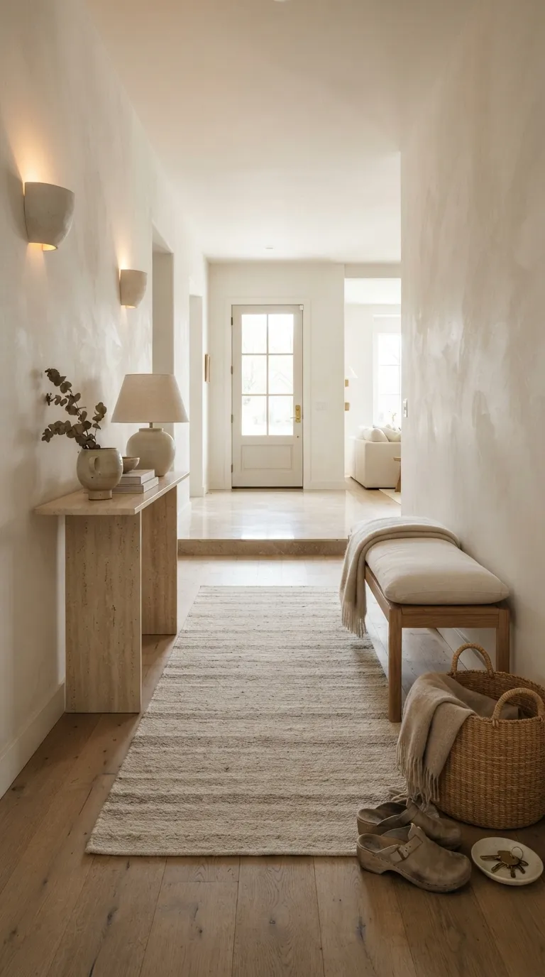 interior color trends for home design Warm White Keeps Minimal Spaces Inviting