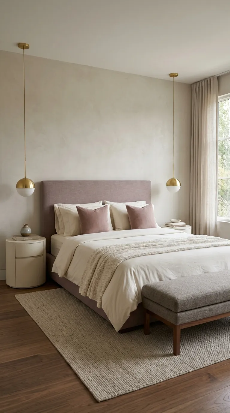 luxury bedroom ideas with gold accents Try Gold Pendant Lights Over the Nightstands