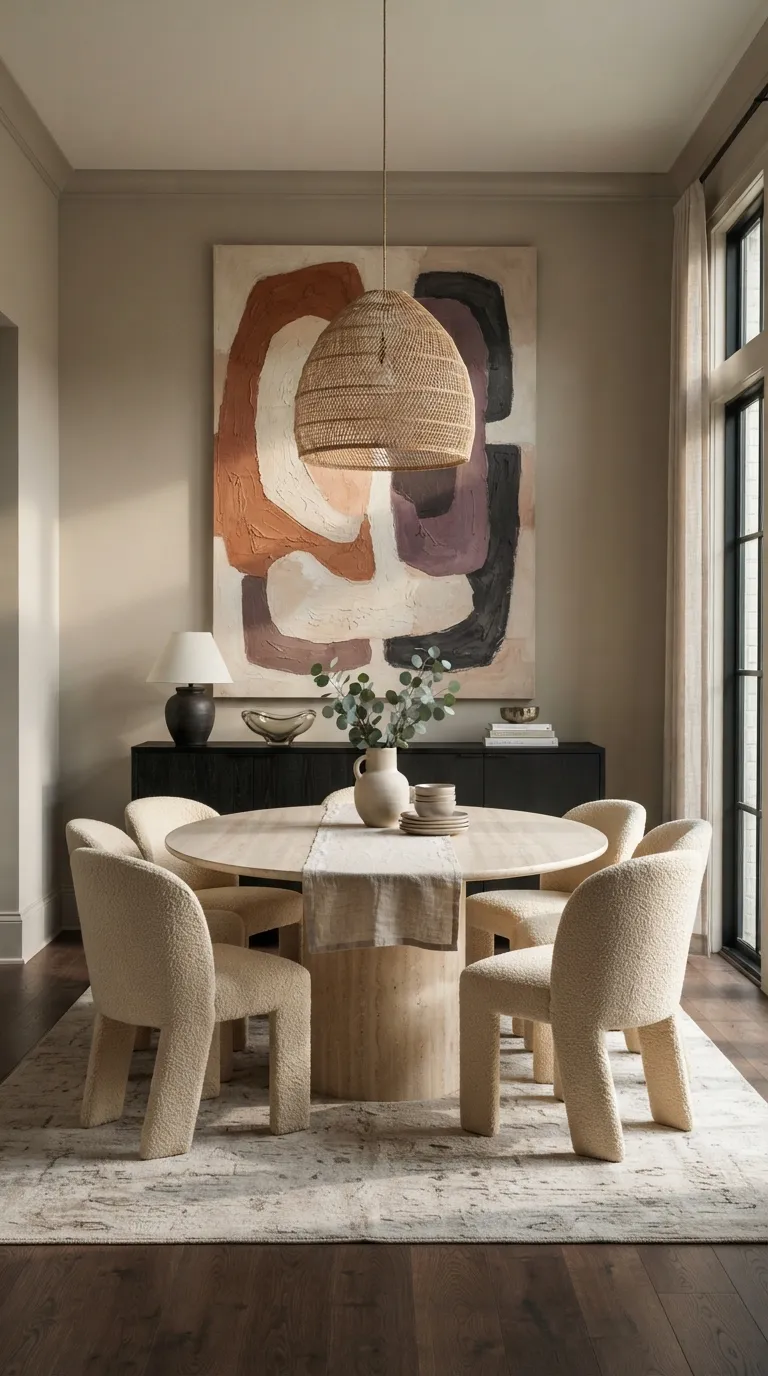 luxury home design trends Oversized Art as a Focal Point