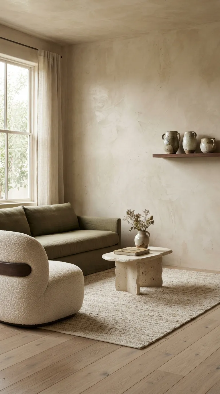 luxury home design trends Plaster Walls With Handmade Texture