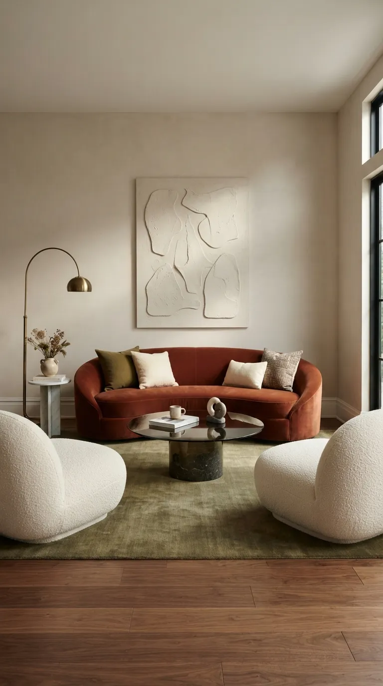 luxury home design trends Sculptural Furniture With Soft Curves