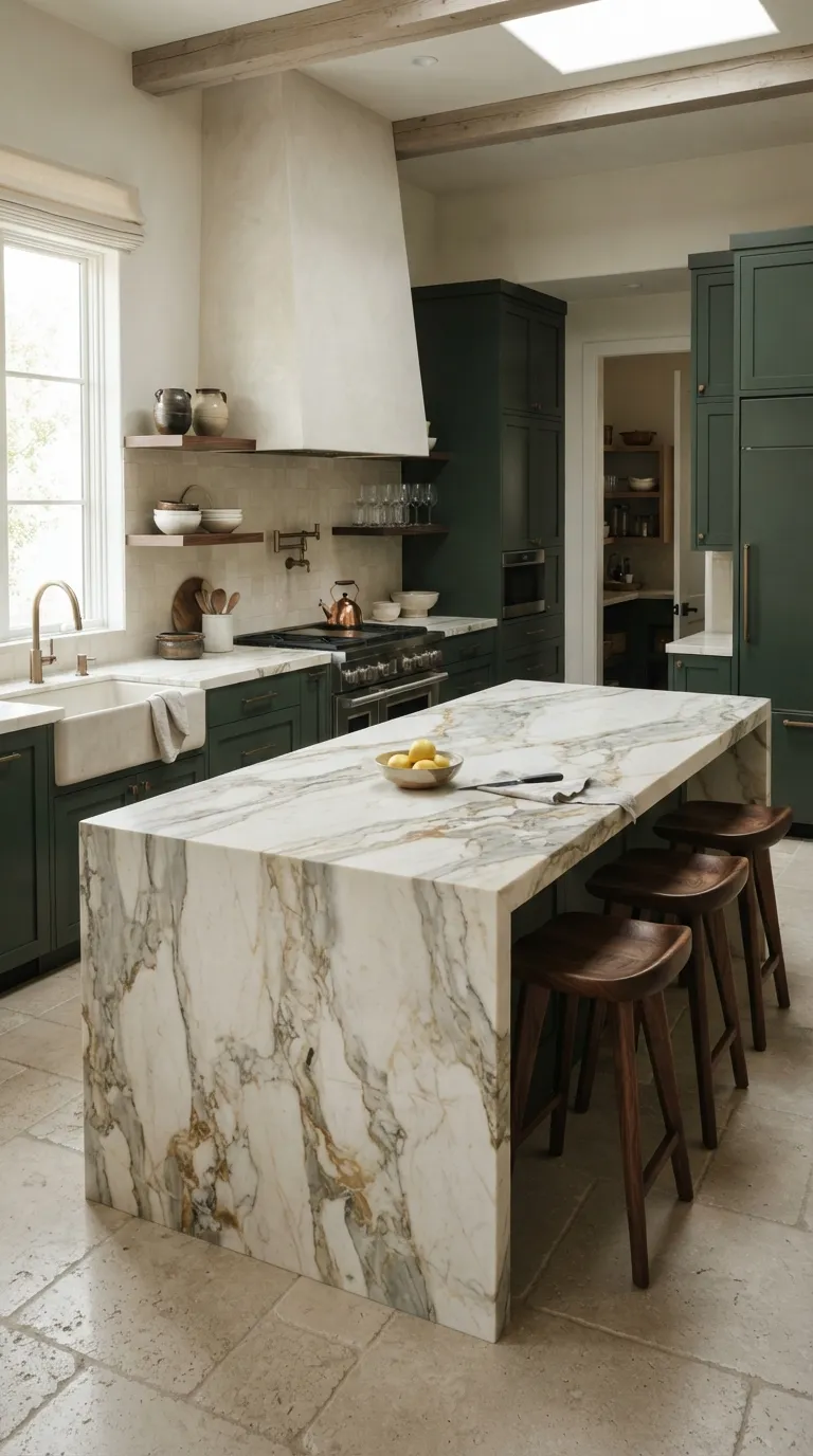 luxury home design trends Statement Stone That Takes Center Stage