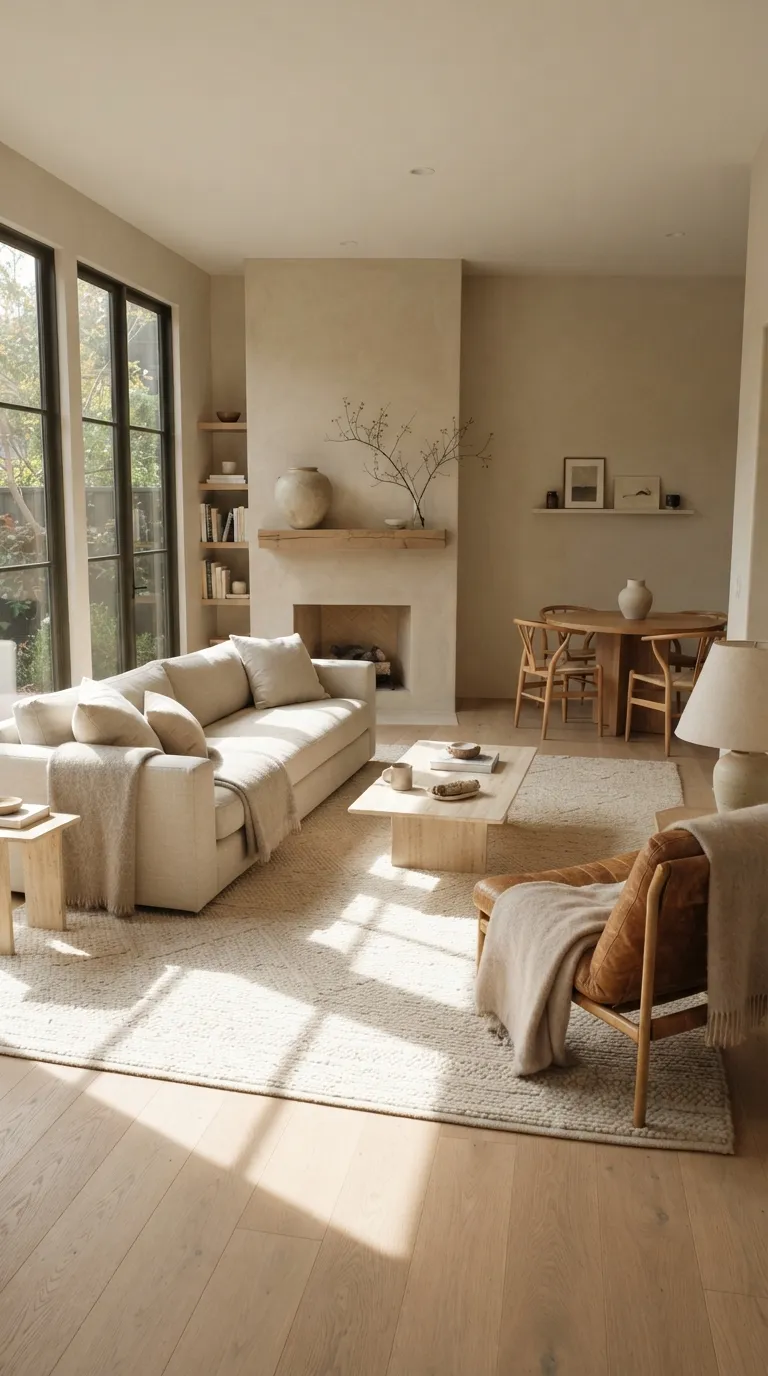 luxury home design trends Warm Minimalism With Rich Materials