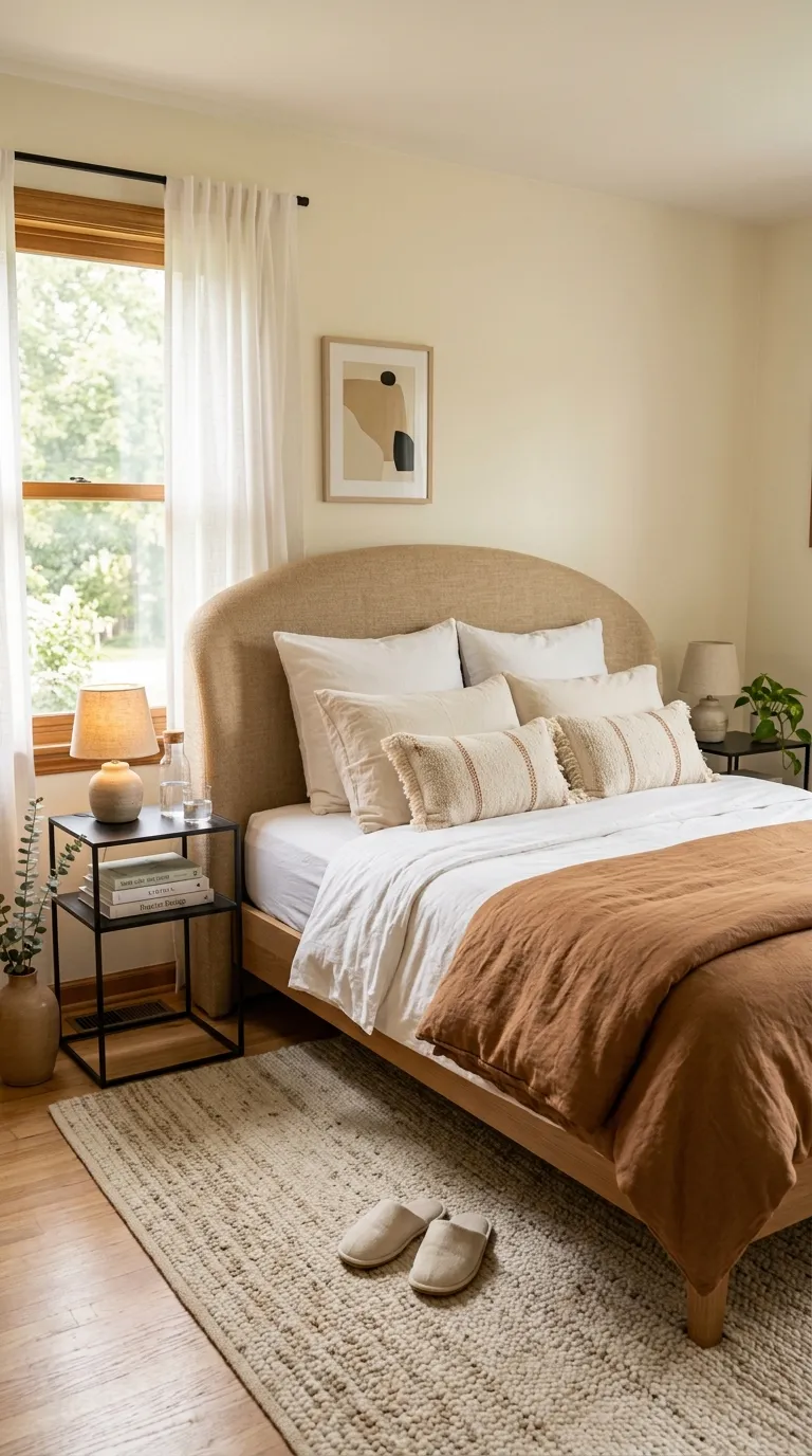 luxury hotel style bedroom decor ideas Make the Bed the Main Attraction