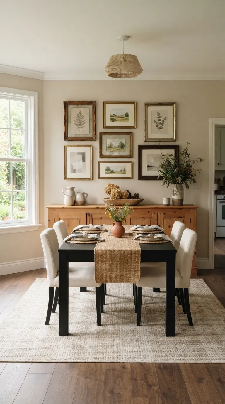 modern farmhouse dining room decor Farmhouse Gallery Wall