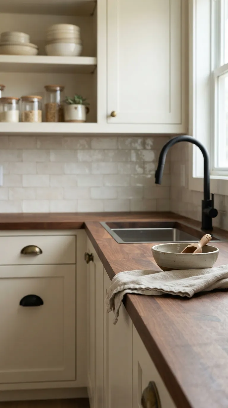 modern farmhouse home design trends Mixed Metal Hardware For A Collected Look