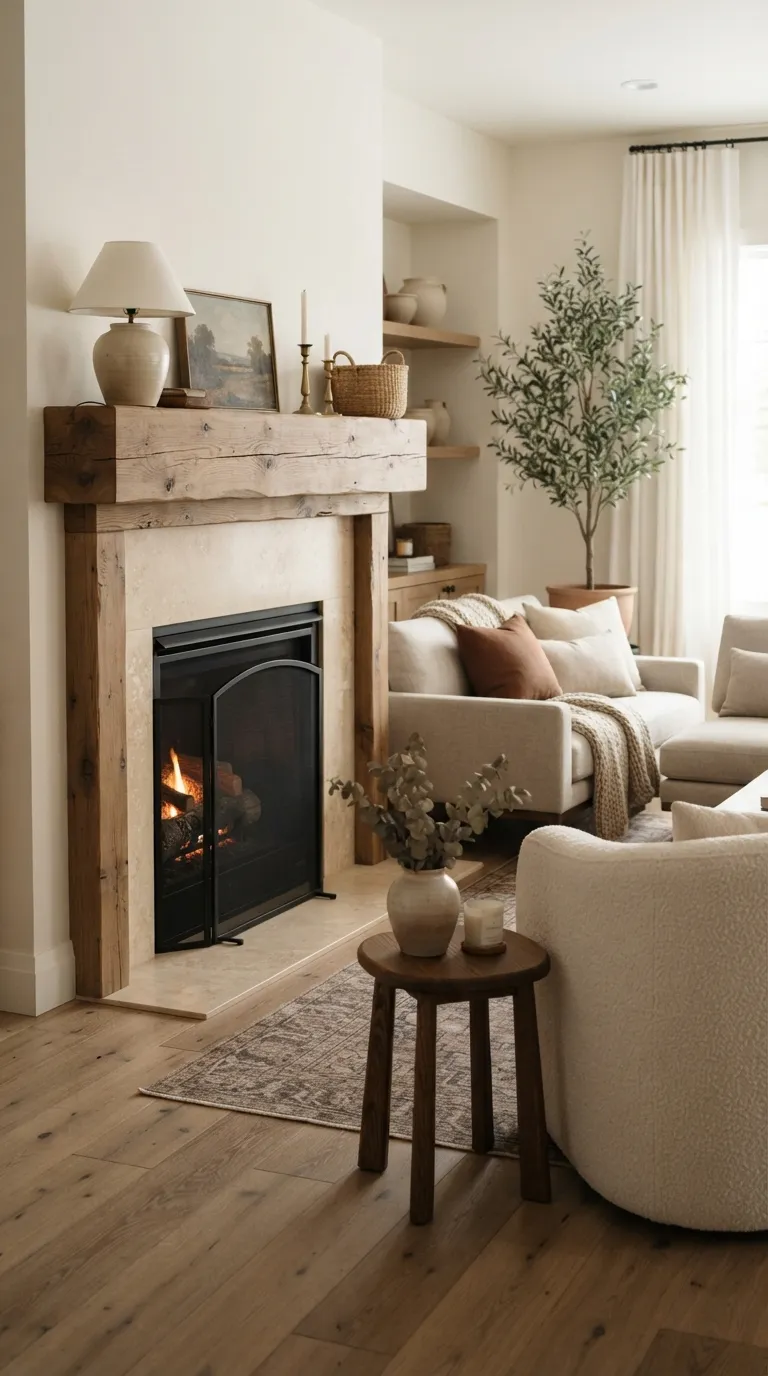 modern farmhouse home design trends Reclaimed Wood Accents With A Refined Finish