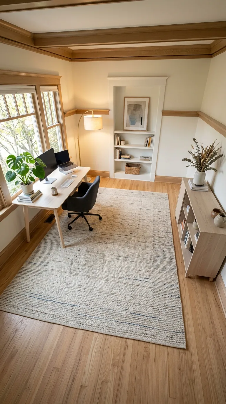 modern feng shui home office ideas Keep the Center of the Room Open
