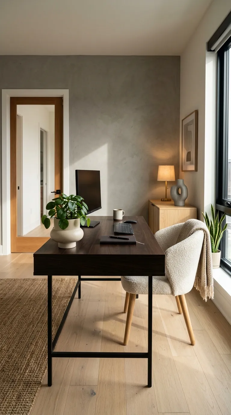 modern feng shui home office ideas Place Your Desk in a Commanding Position