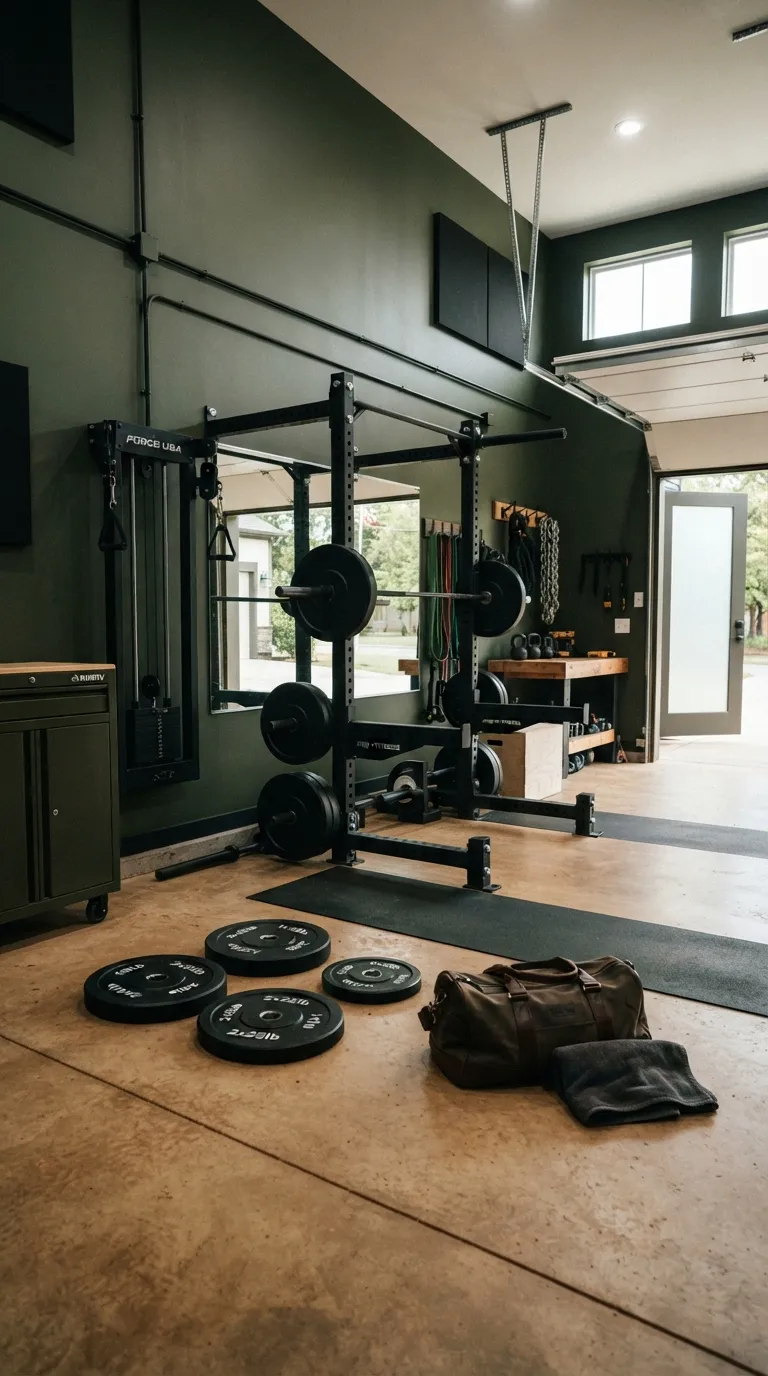 modern home gym color ideas Soft Sage Green