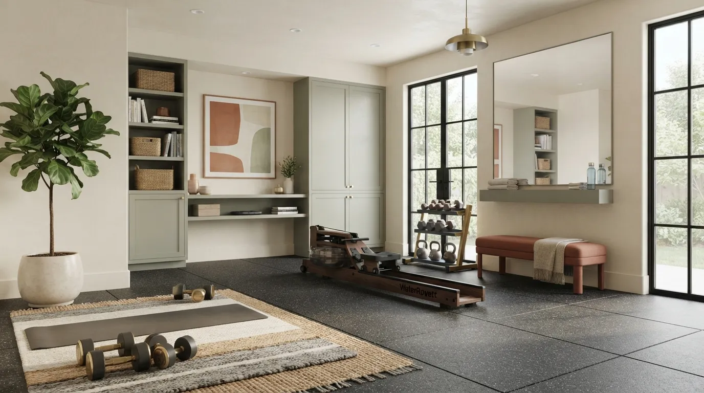 modern home gym color ideas