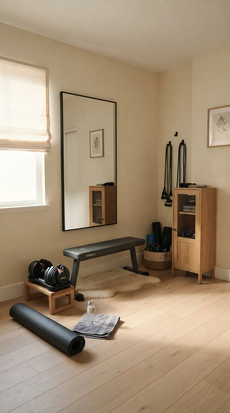 modern home gym ideas for beginners A Simple Starter Workout Zone
