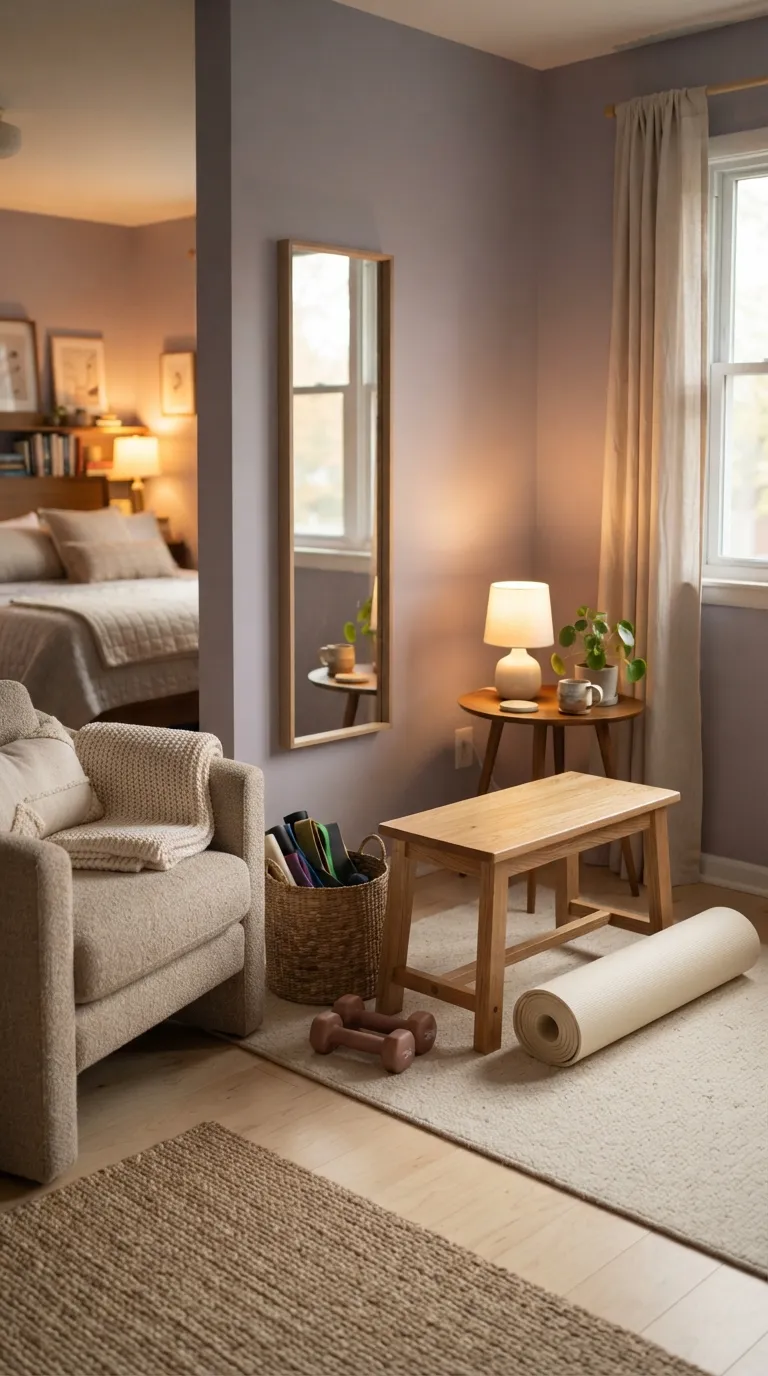 modern home gym ideas for beginners Cozy Corner Gym