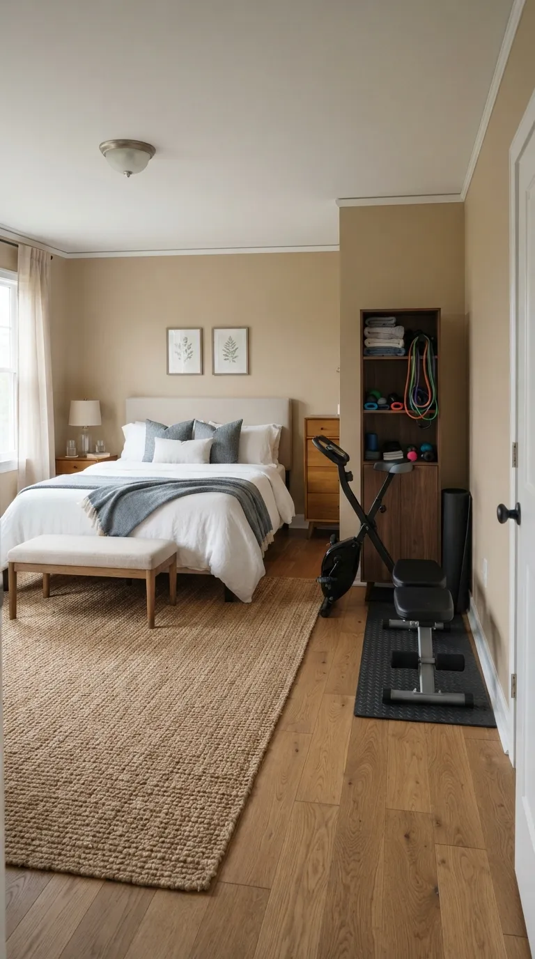 modern home gym ideas for beginners Multi-Purpose Guest Room Gym