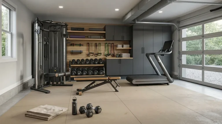 modern home gym ideas for garages
