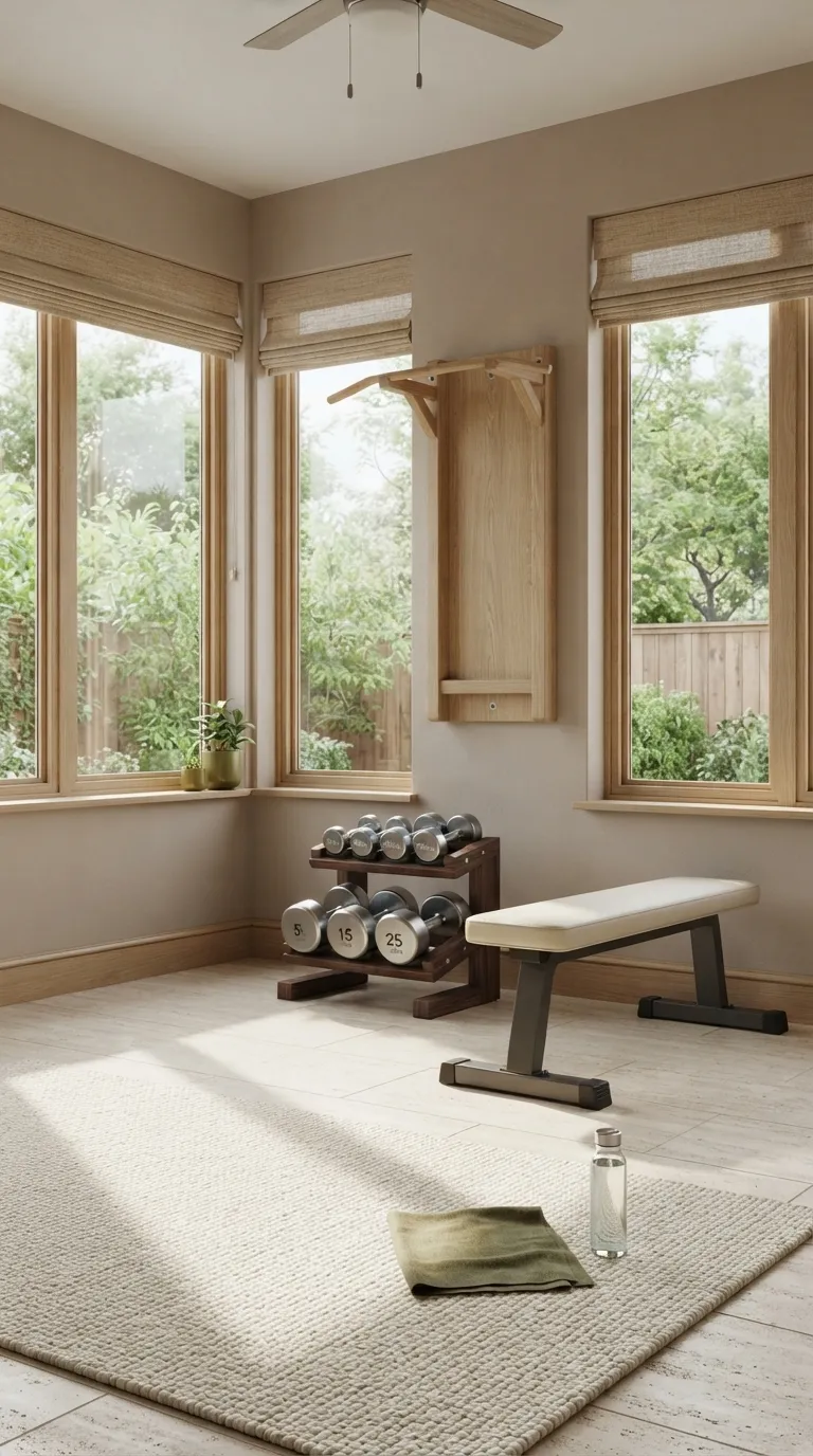modern home gym ideas for garages Rubber Tile Flooring