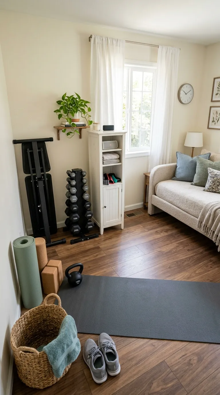 modern home gym ideas for spare rooms Multi-Use Guest Gym